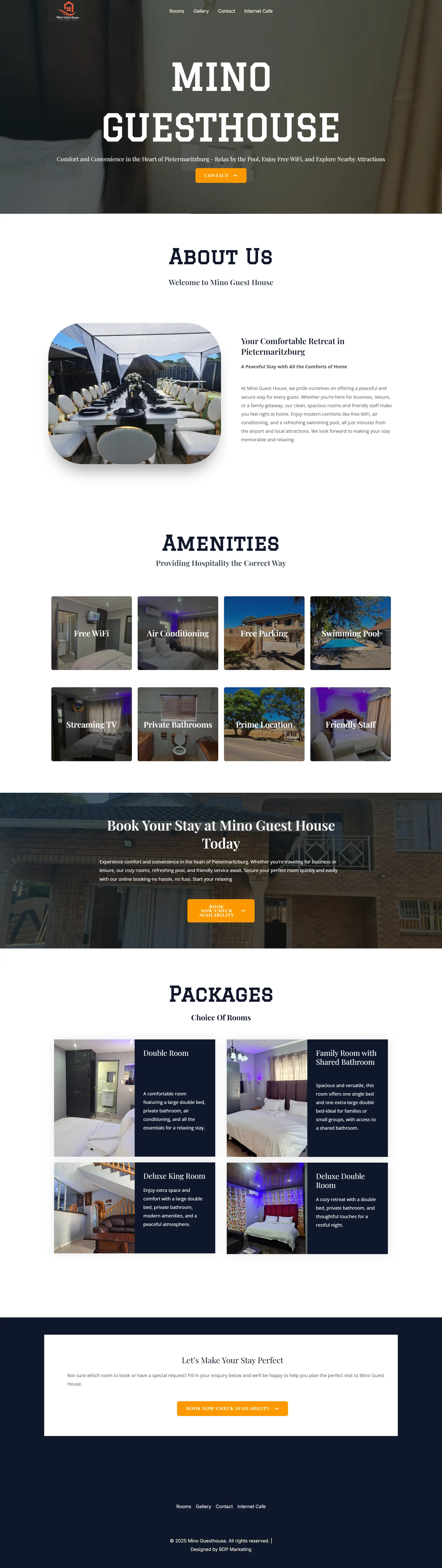 Mino Guest House — website